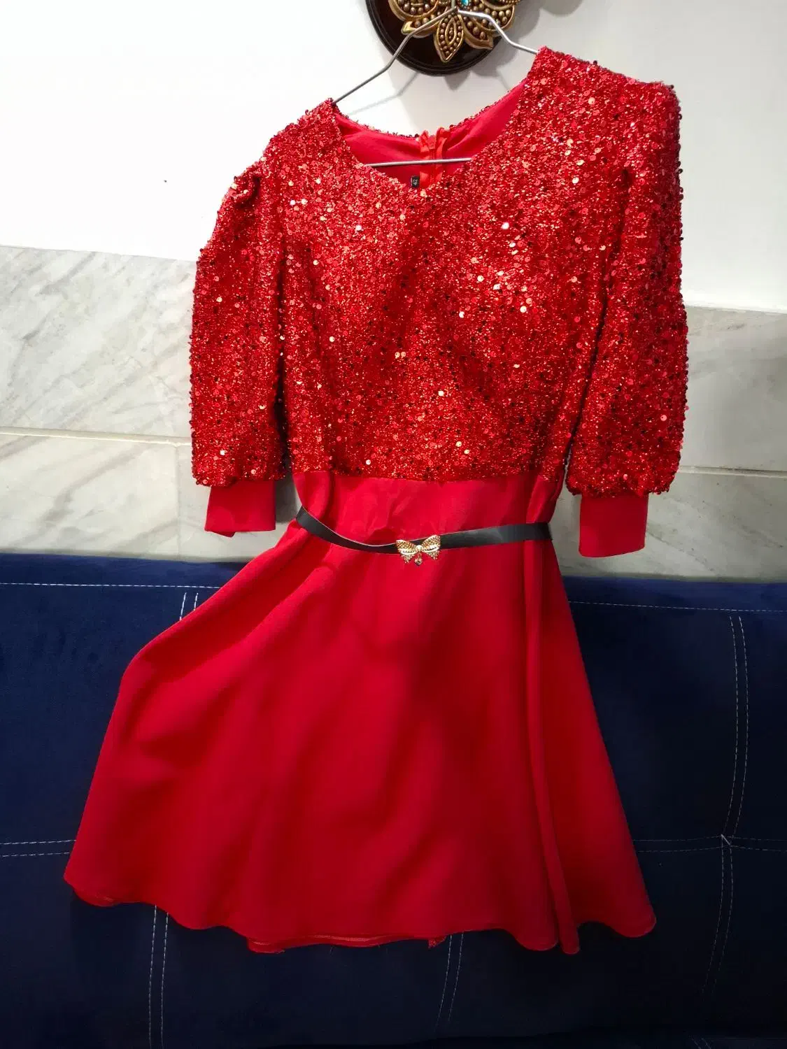 لباس مجلسی پولکی قیامدشت|لباس|خاوران, |دیوار