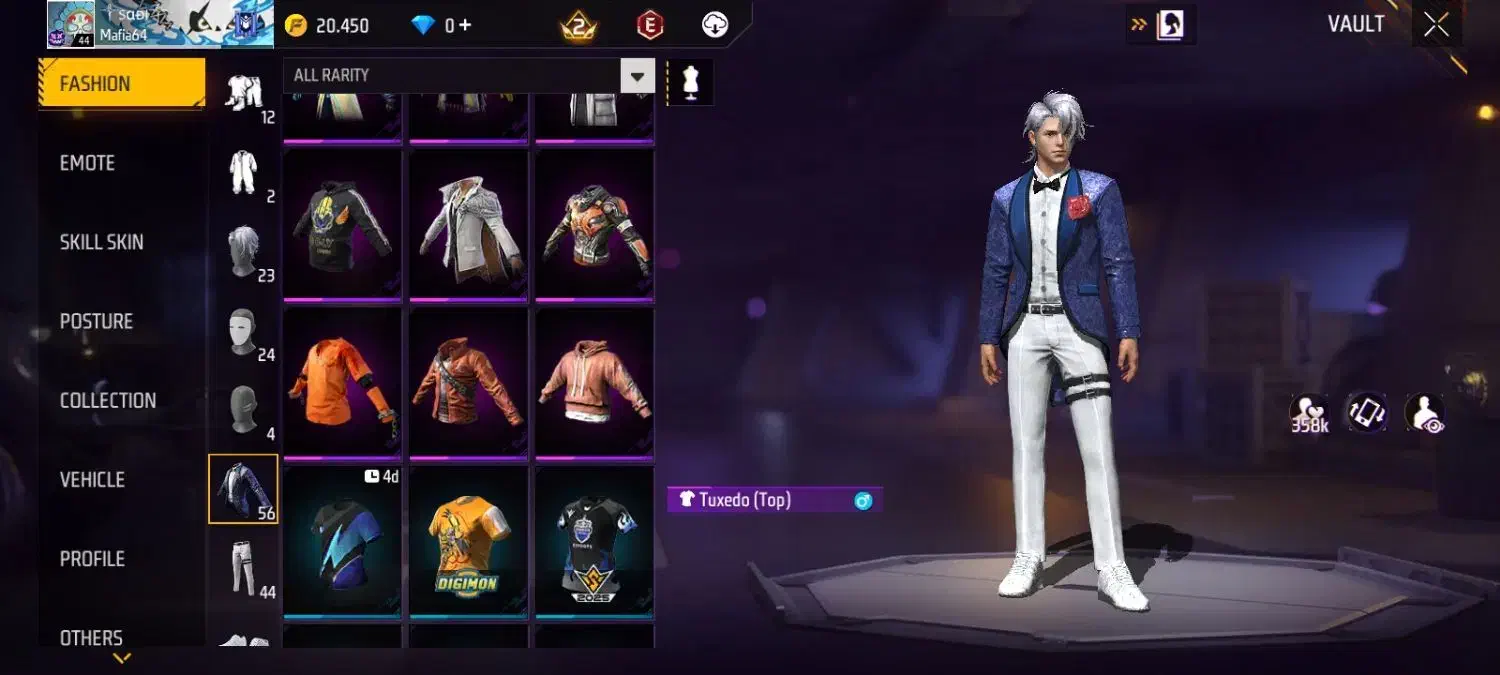 اکانت فری فایر|کنسول، بازی ویدئویی و آنلاین|قم, شاه ابراهیم|دیوار