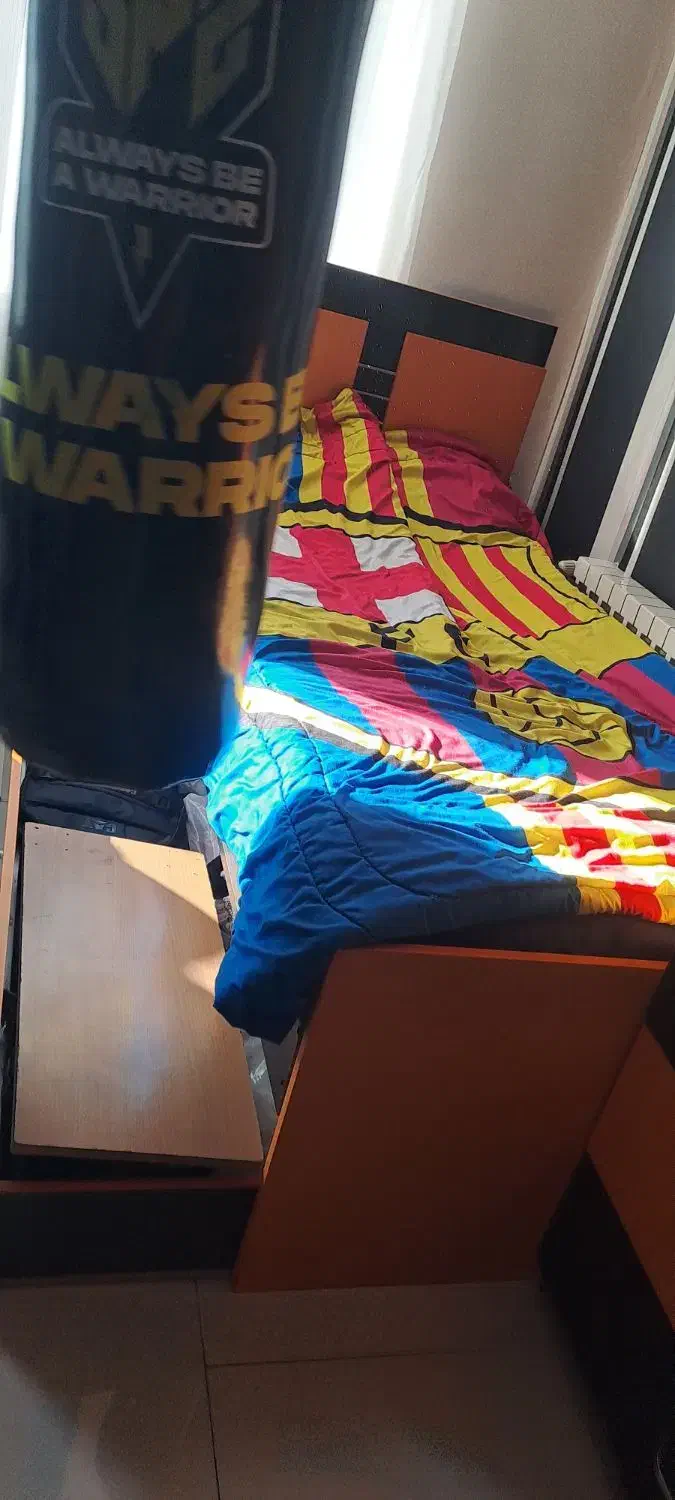 کمد و تخت نوجوان|تخت و سرویس خواب|مشکین‌دشت, |دیوار