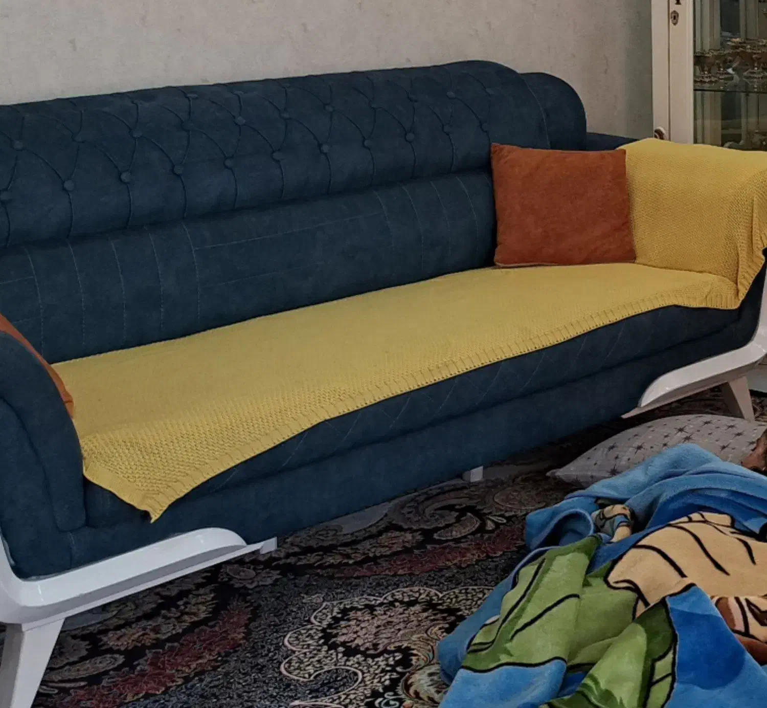 مبل راحتی ۸نفره وغذاخوری ۶نفره|مبلمان خانگی و میز عسلی|شیروان (خراسان), |دیوار