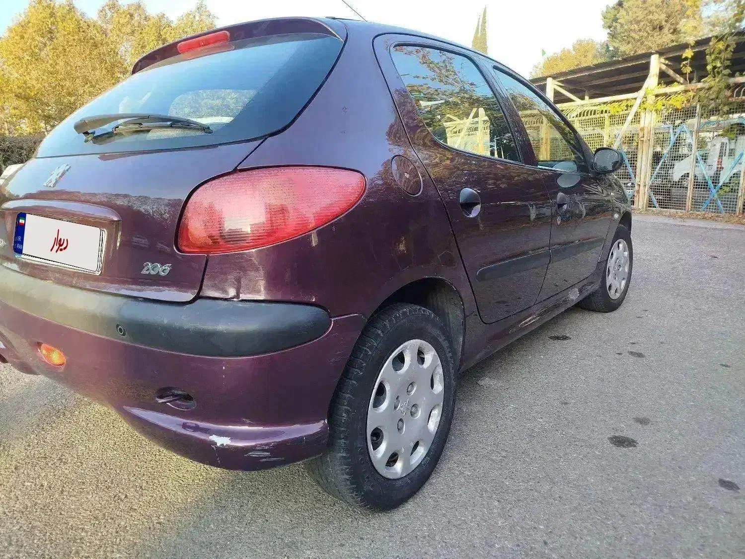 206تیپ2 مدل96|خودرو سواری و وانت|قائمشهر, |دیوار