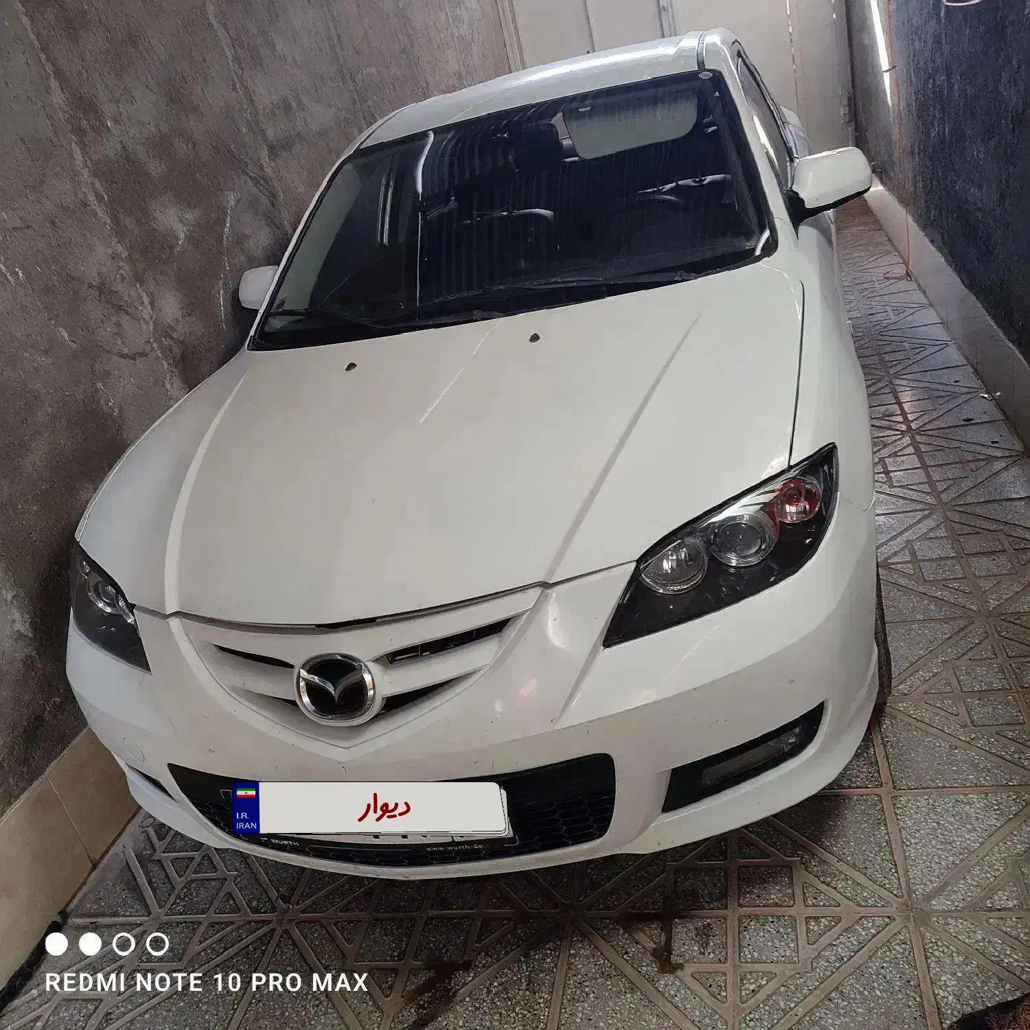 مزدا 3 تیپ 3 سفید|خودرو سواری و وانت|مهریز, |دیوار