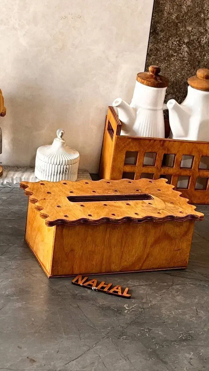 جا دستمال کاغذی درب بیسکوئیت|صنایع دستی و سایر لوازم تزئینی|شهرکرد, |دیوار