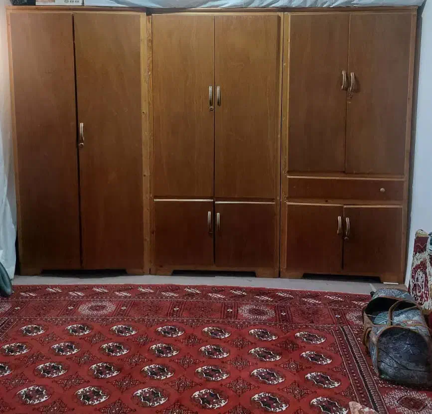 کمد سه تیکه چوبی|جاکفشی، کمد، دراور|گنبد کاووس, |دیوار