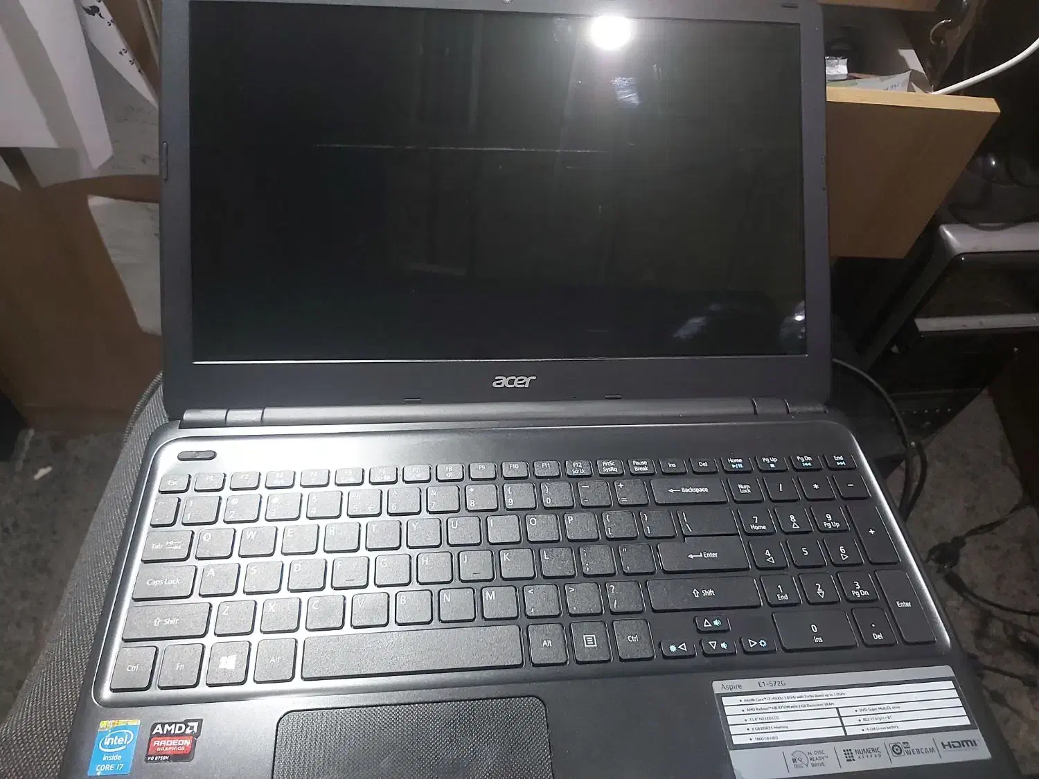 لپ تاپ acer E1-572G|رایانه همراه|تهران, حکیمیه|دیوار