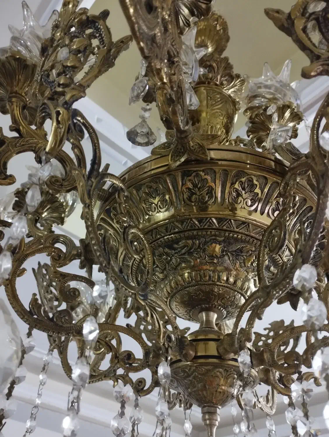 لوستر برنج|لوستر و چراغ آویز|اسلام‌شهر, شهرک قائمیه|دیوار