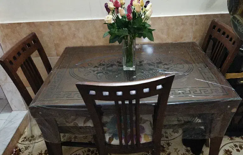 میز نهار خوری 4نفره|میز و صندلی غذاخوری|بوئین زهرا, |دیوار