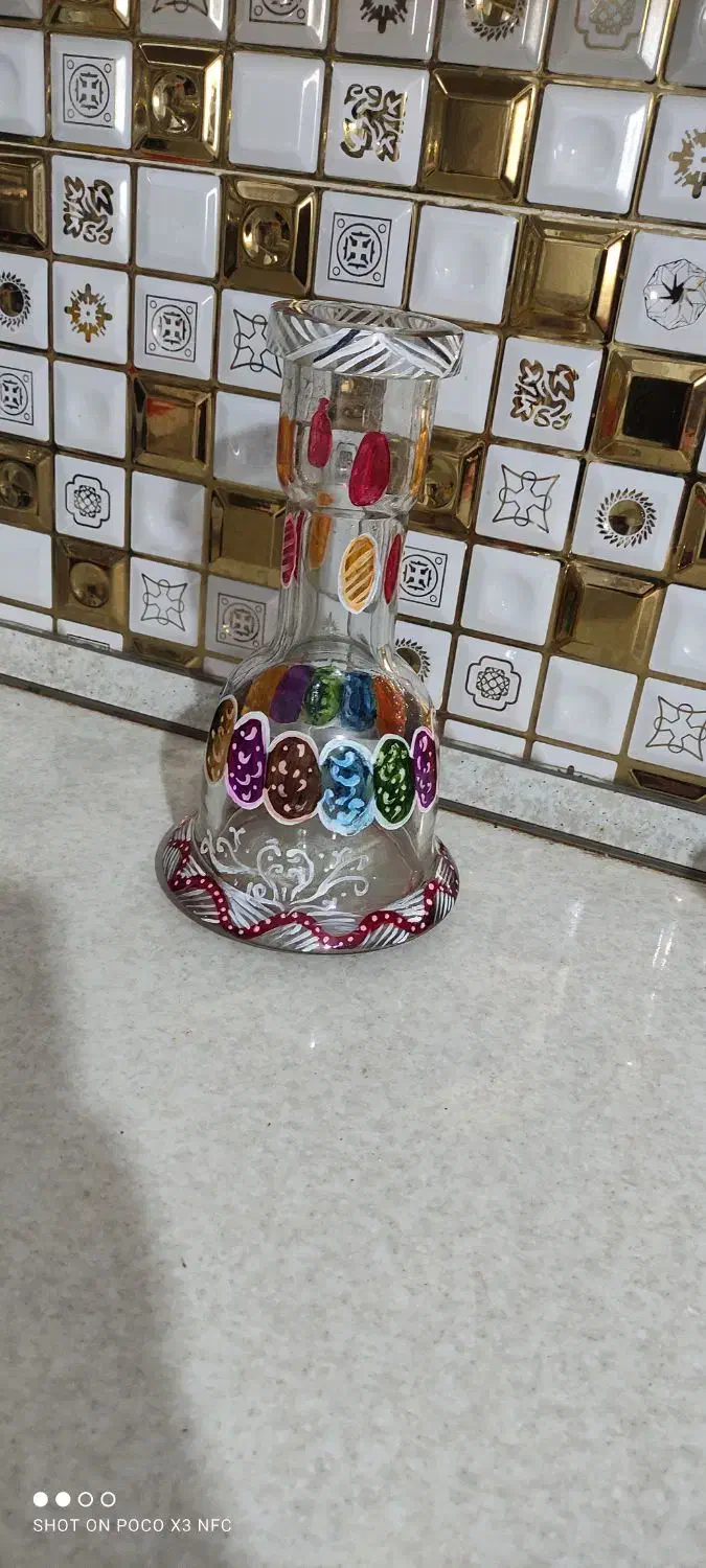 شیشه قلیون|صنایع دستی و سایر لوازم تزئینی|نیشابور, گنبد سبز|دیوار