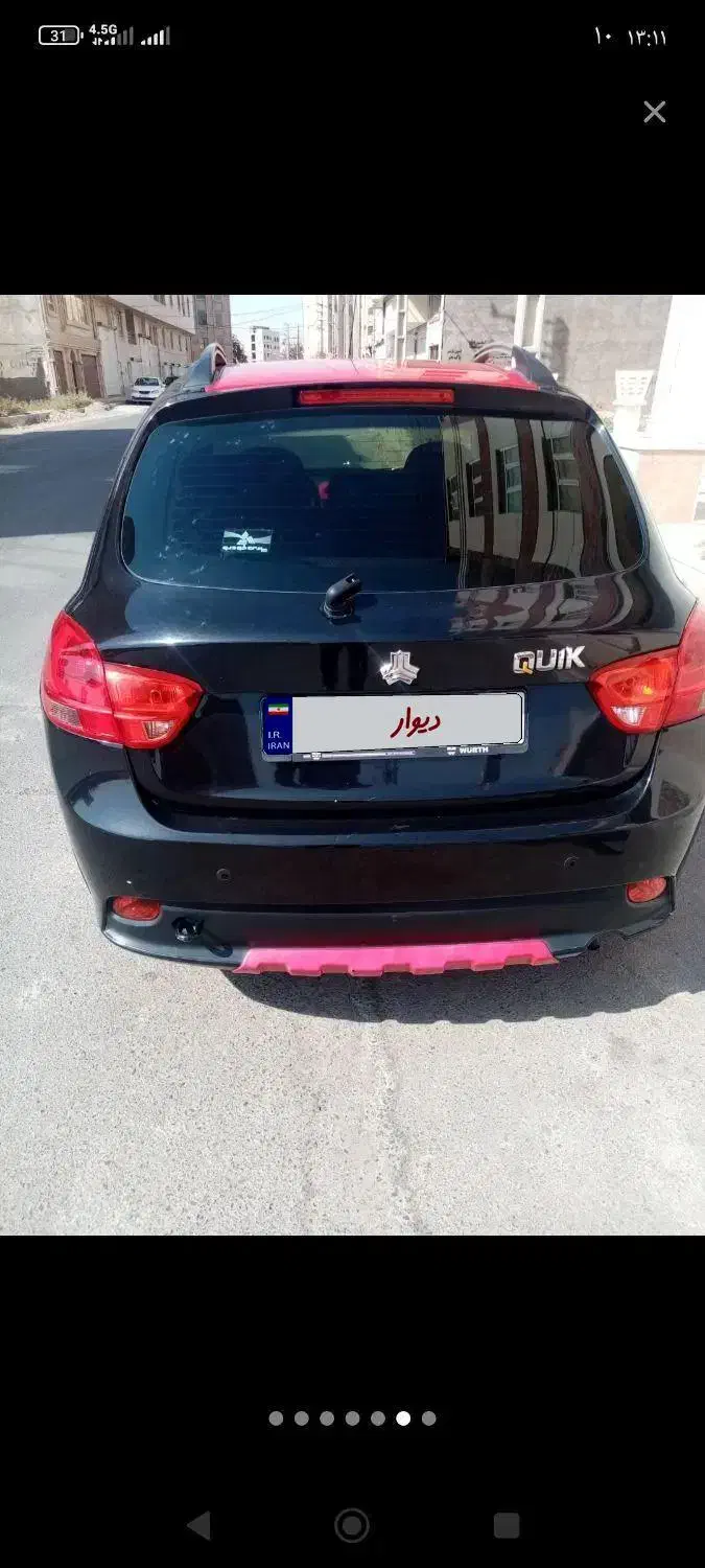 کوییک r بدون رنگ و بدون ضربه سالم|خودرو سواری و وانت|محلات, |دیوار