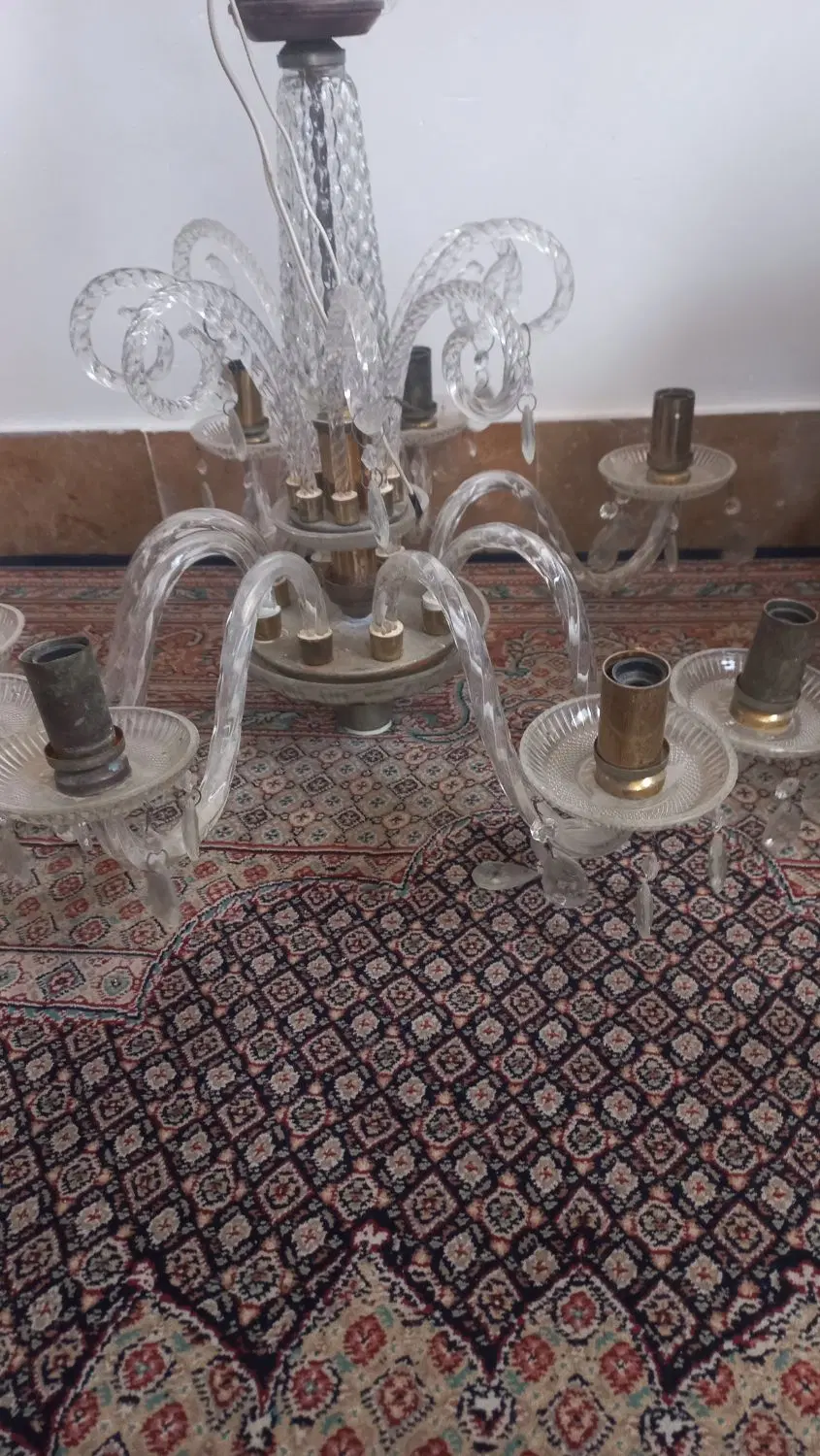 لوستر|لوستر و چراغ آویز|جهرم, |دیوار