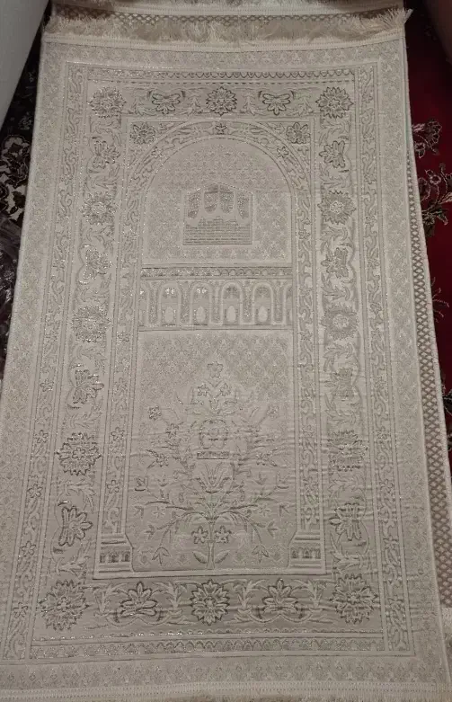 جانماز گل برجسته|گلیم، جاجیم، گبه|یزد, |دیوار