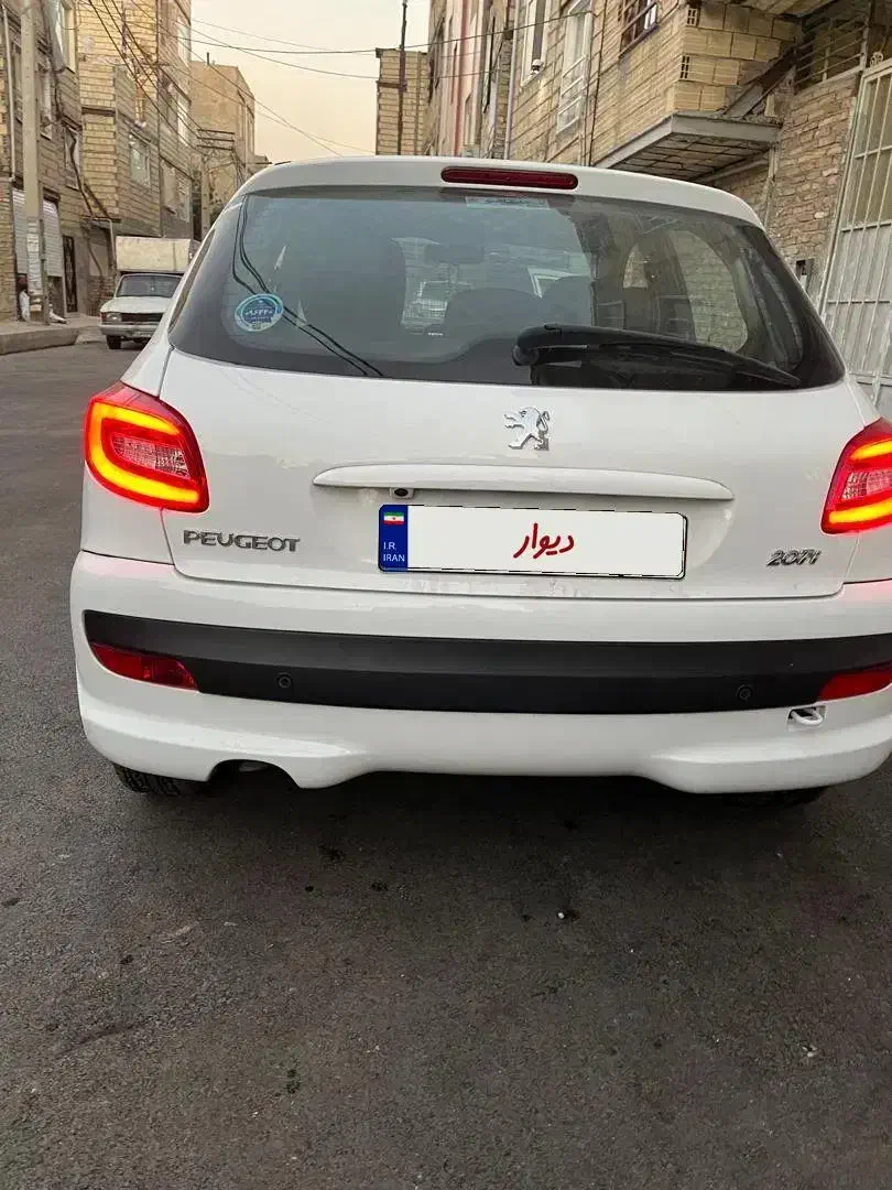 ماشین 207 سفید|خودرو سواری و وانت|مشکیندشت, |دیوار