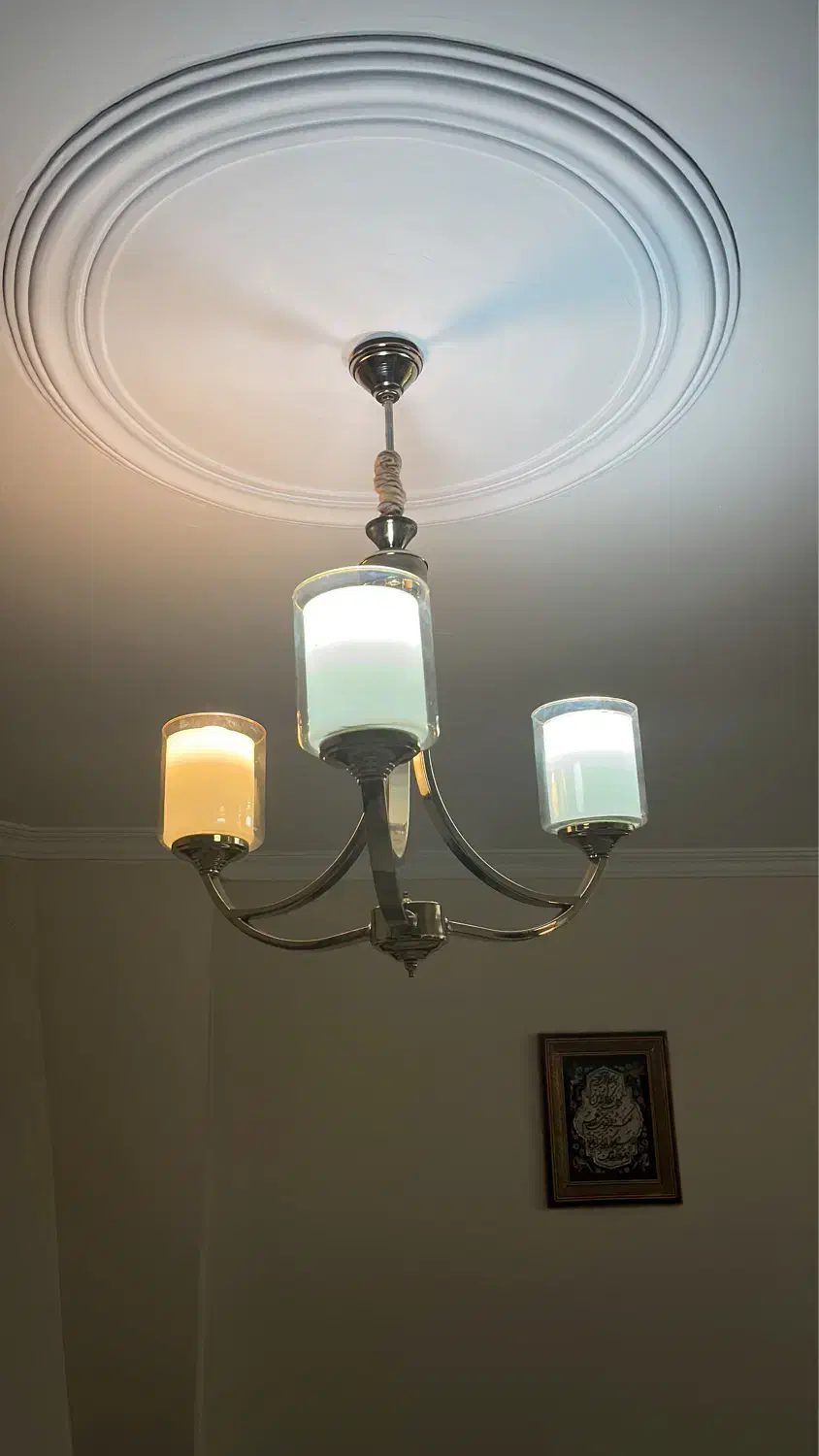 لوستر|لوستر و چراغ آویز|کرج, باغستان|دیوار