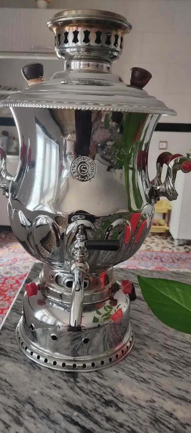 سماورگازی برادران سیفی ۶لیتری درحدنو|سماور، چای‌ساز، قهوه‌ساز|سرپل ذهاب, |دیوار