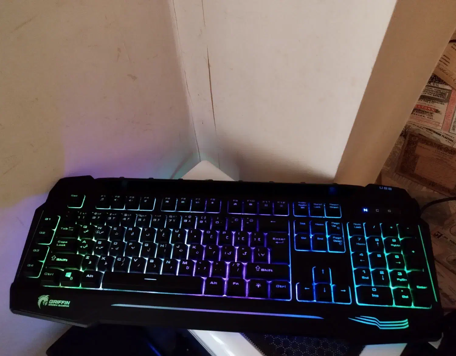 کیبورد گرین RGB مدل GK702|قطعات و لوازم جانبی رایانه|اصفهان, بهارستان|دیوار