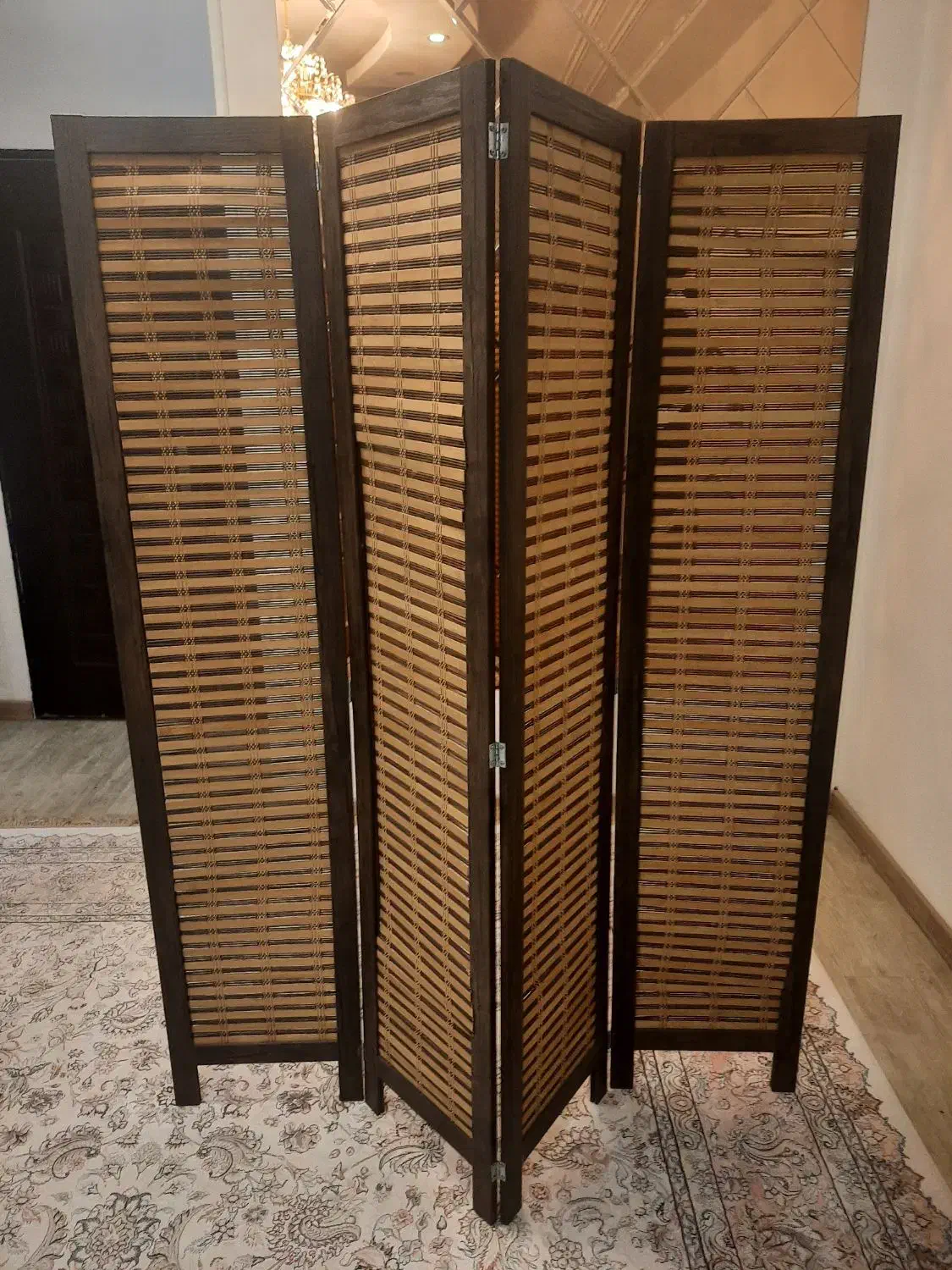 پاراوان.پارتیشن جداکننده حصیری|صنایع دستی و سایر لوازم تزئینی|شهرکرد, |دیوار