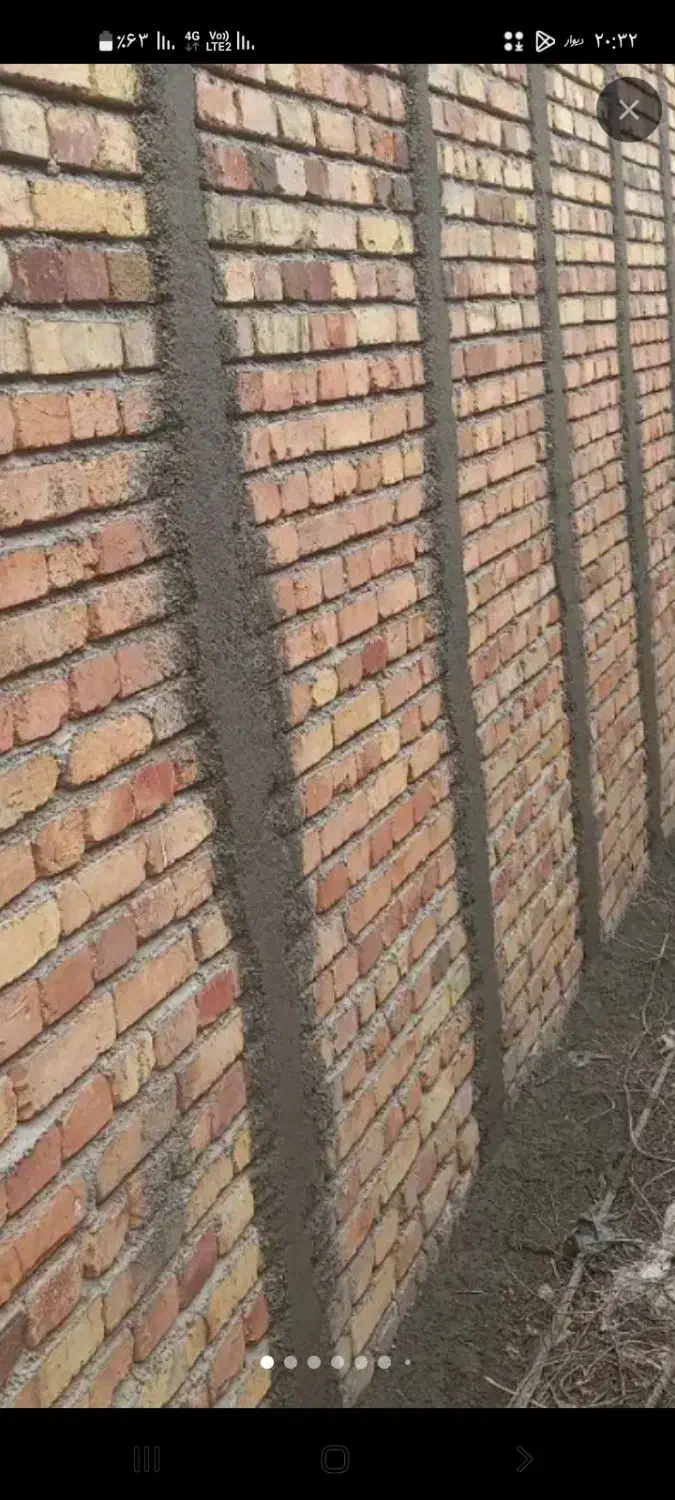 بنایی بلوک سفال سیمانکاری لکه گیری نرمه تگری|خدمات پیشه و مهارت|ارومیه, |دیوار