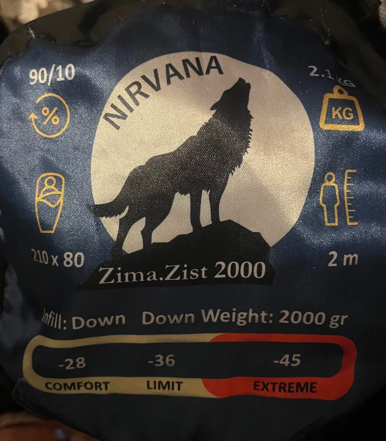 کیسه خواب پر/آبی کاربنی/کامفورت-۳۵|کوهنوردی و کمپینگ|تهران, خواجه نظام الملک|دیوار