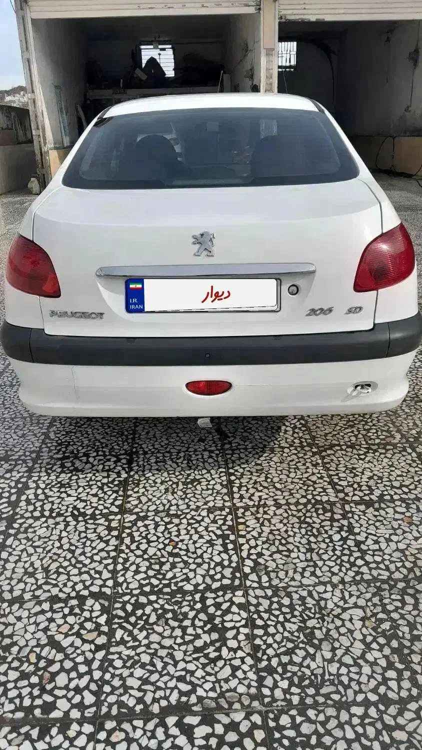 ۲۰۶ اس دی صندوق دار V8 مدل ۹۹|خودرو سواری و وانت|ری, دیلمان|دیوار