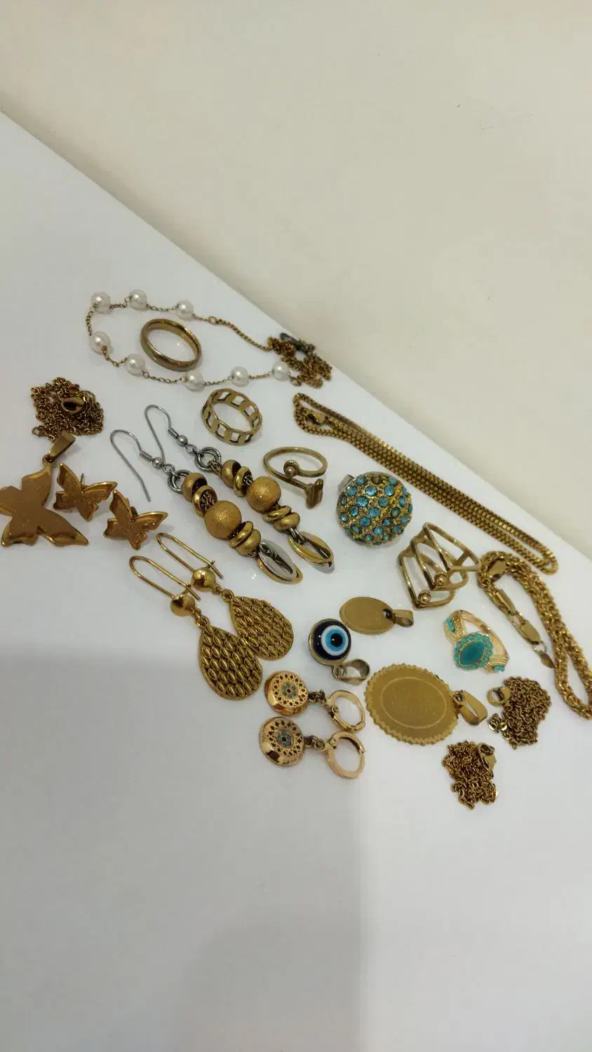 طلای هندی استیل نقره سیاه قلم|بدلیجات|پاکدشت, پاکدشت (مامازند)|دیوار