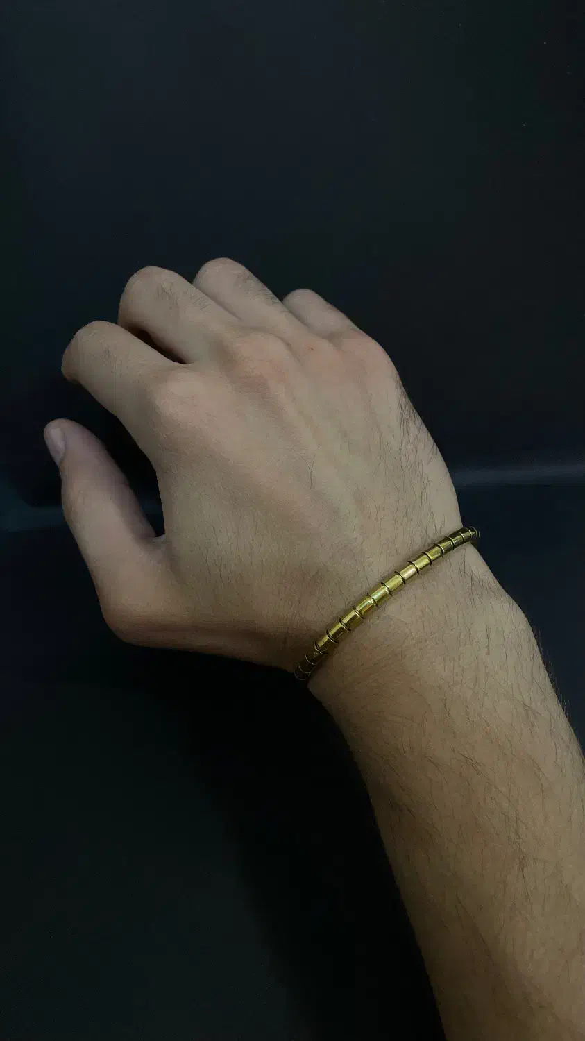 دستبند طلایی مینیمال استیل اسپرت|بدلیجات|اهواز, کیانپارس |دیوار