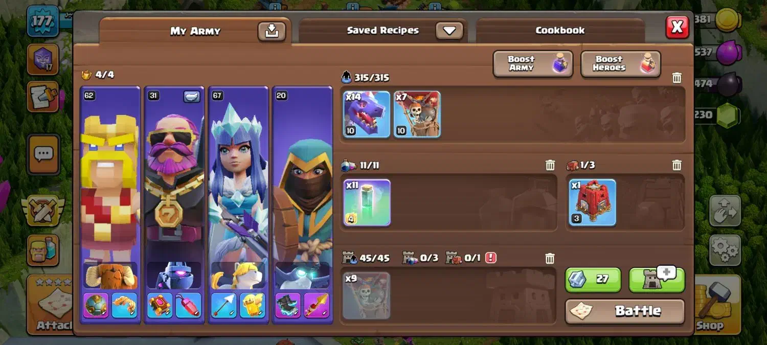 اکانت کلش اف کلنز|کنسول، بازی ویدئویی و آنلاین|یاسوج, |دیوار