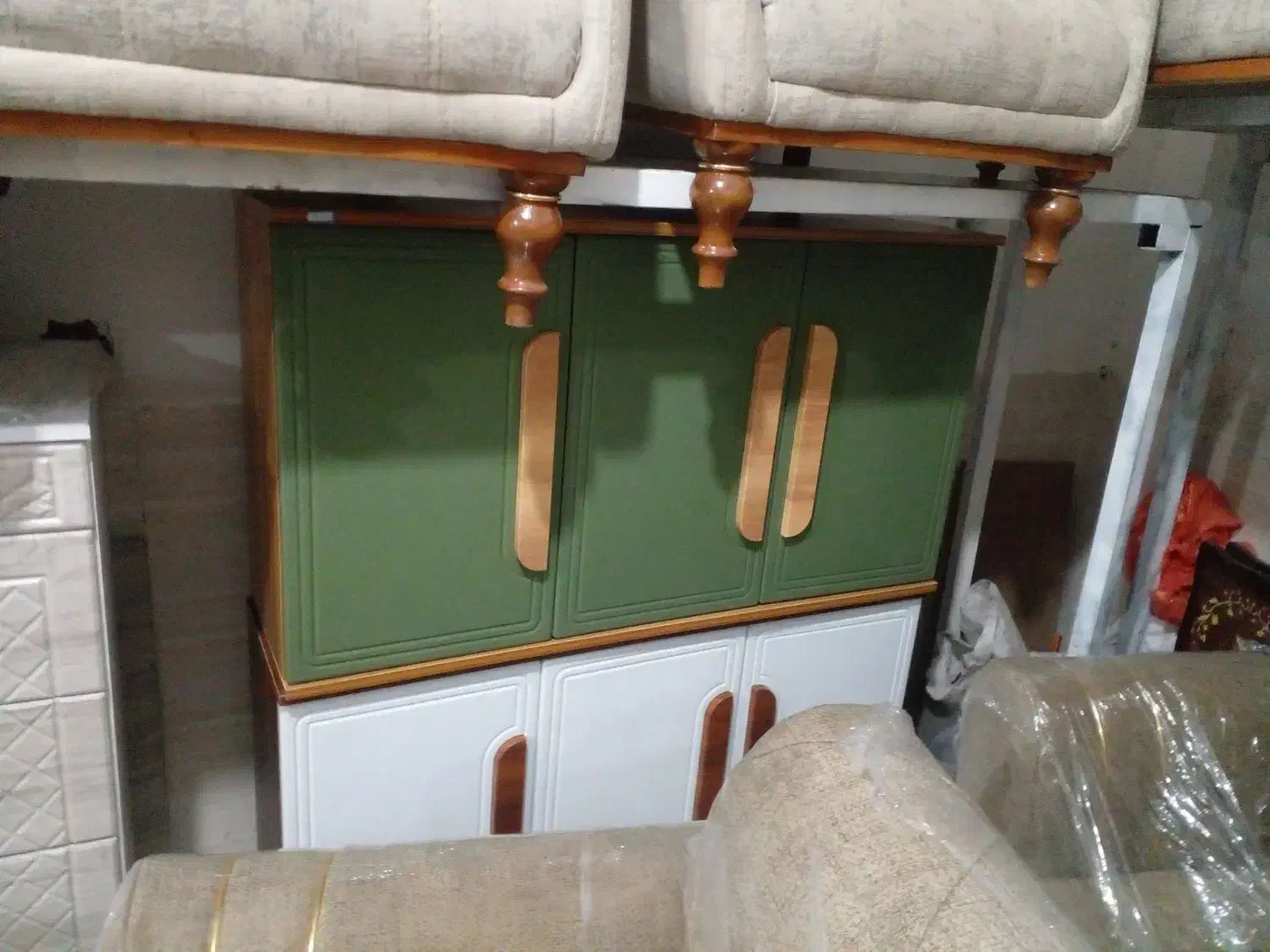 ست اینه کنسول آسمان|بوفه، ویترین، کنسول|بم, |دیوار