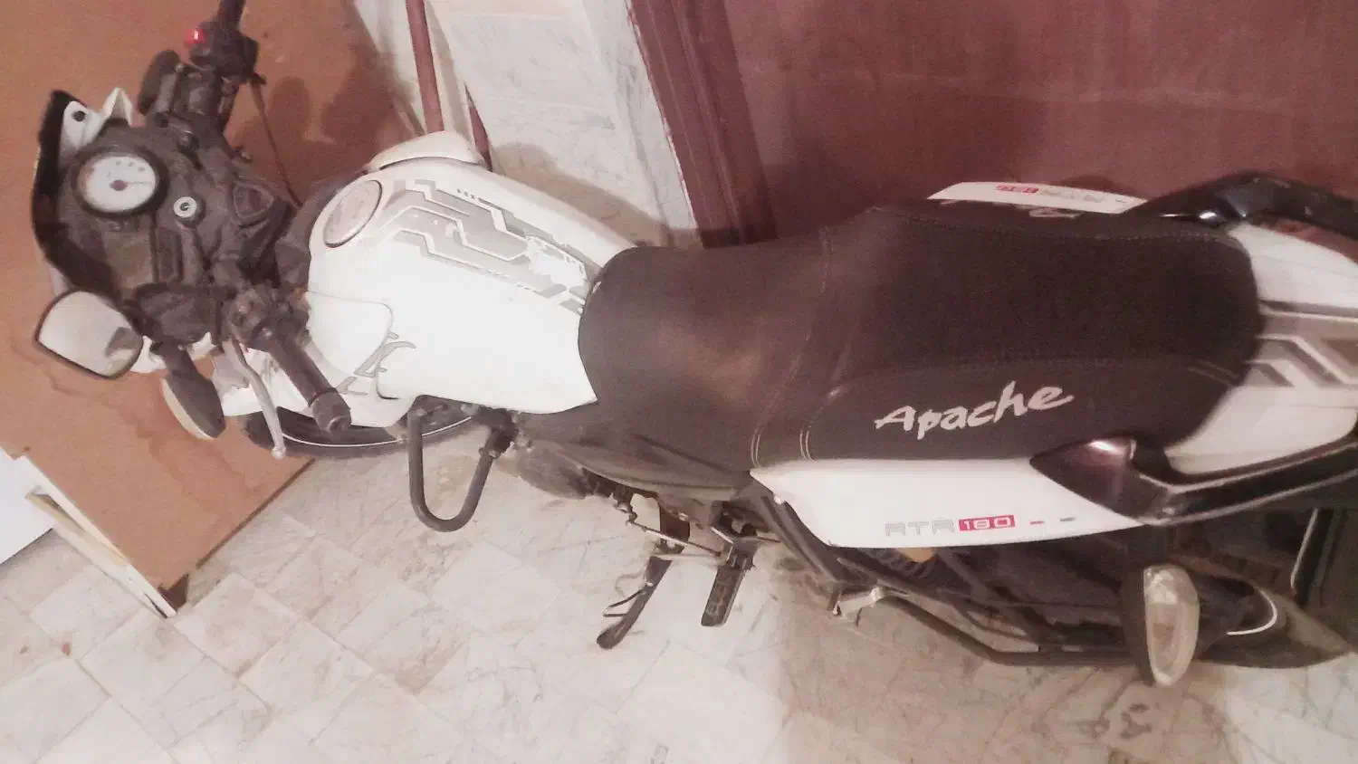 آپاچی ۱۸۰ نیوفیس مزایده|موتورسیکلت|قزوین, |دیوار