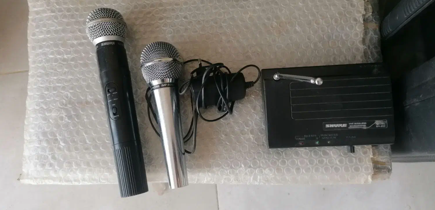 لوازم صوتی میکرفون بی سیم شورو آمپلی و باند15|صوتی و تصویری|فراغی, |دیوار