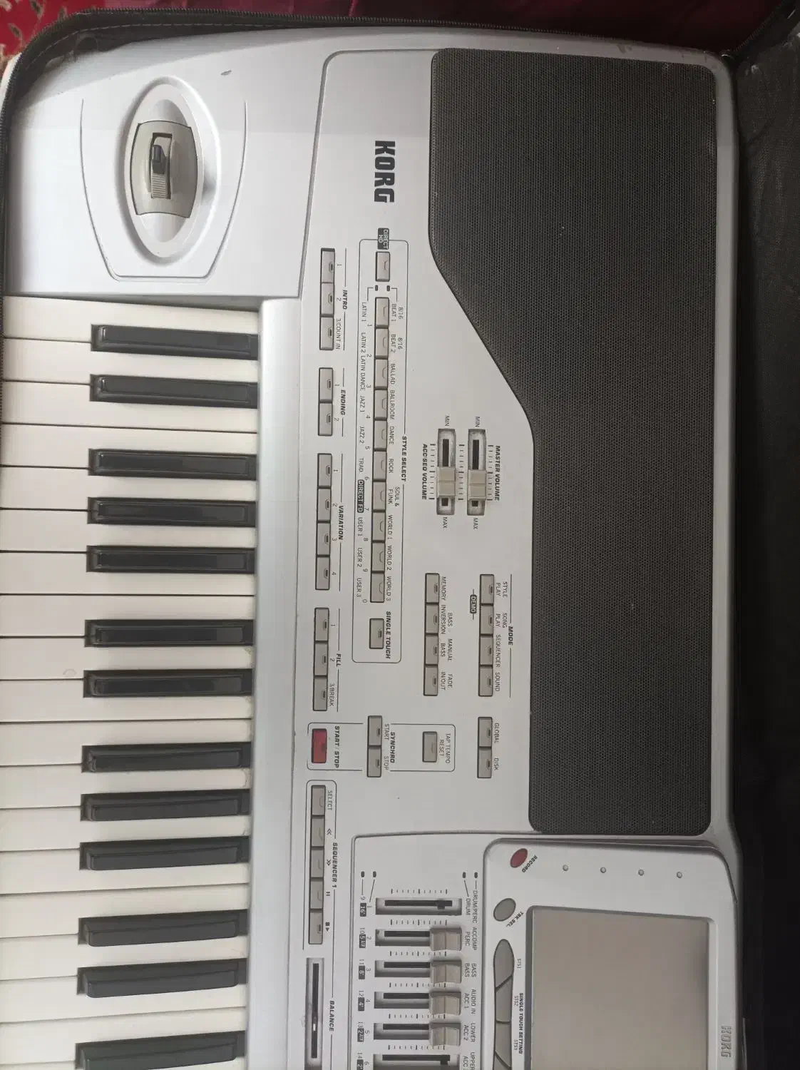 ارگ pa1x|پیانو، کیبورد، آکاردئون|مود, |دیوار