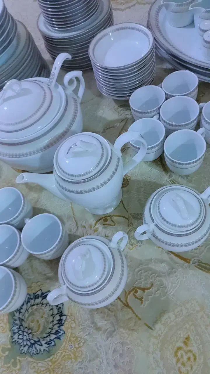 سرویس چینی مناسب جهیزیه|ظروف سرو و پذیرایی|تهران, خاک سفید|دیوار