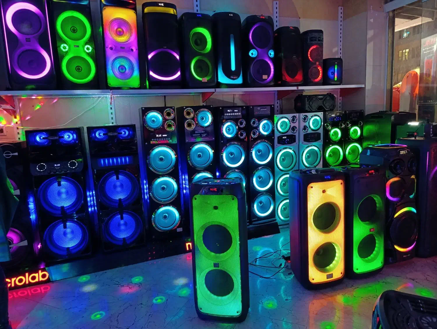 باند اسپیکر مکسیدر طرح ایوا و میکرولب قیمت عمده|سیستم صوتی خانگی|تهران, نارمک|دیوار