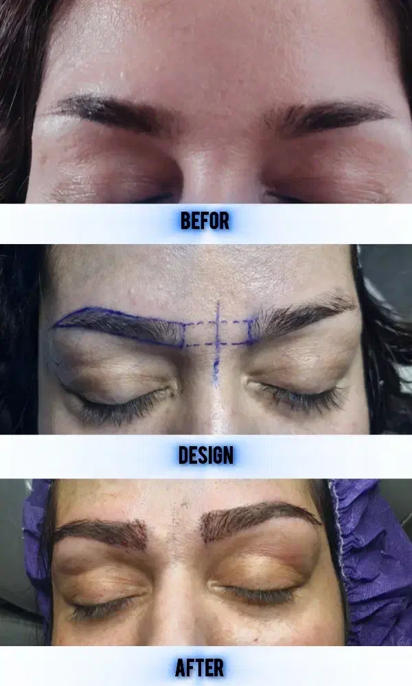 کاشت ابروی نچرال و سوپرنچرال|خدمات آرایشگری و زیبایی|رومشکان, |دیوار