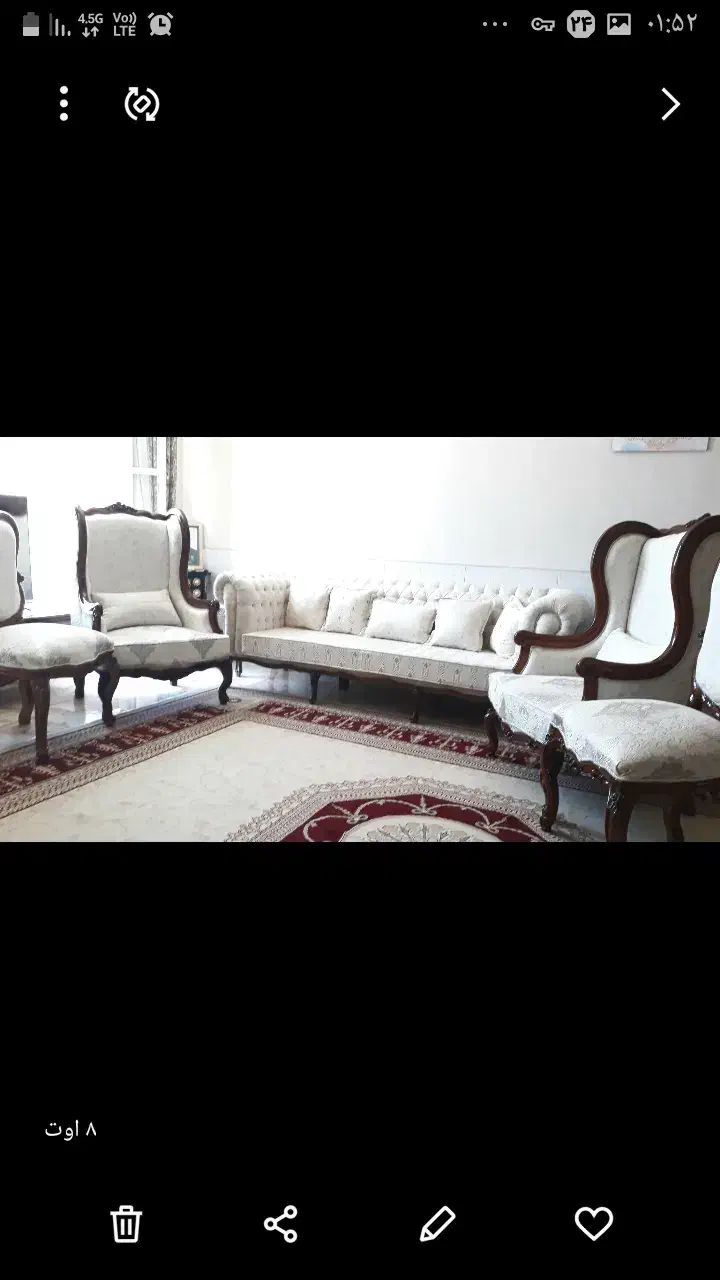 یه دست مبل نو نو اصلا استفاده نشده|مبلمان خانگی و میز عسلی|شیراز, شهرک نیروی انتظامی|دیوار