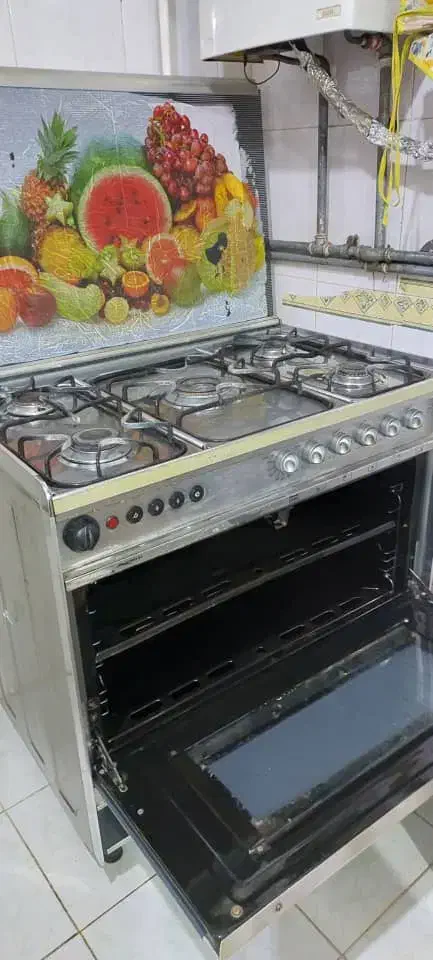 گاز فر دار ۵ شعله|اجاق گاز و لوازم برقی پختوپز|کرمانشاه, |دیوار