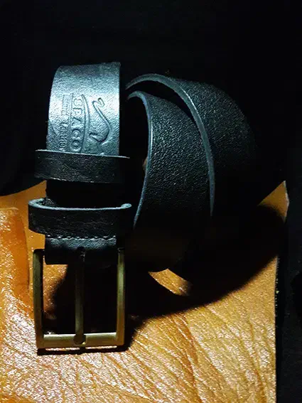 کمربند چرم طبیعی گاومیشی دست دوز تک لا|کیف، کفش، کمربند|کرج, اصفهانیها|دیوار