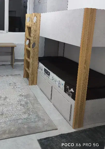 تخت نوجوان دوطبقه در حد نو|تخت و سرویس خواب|قم, پردیسان|دیوار