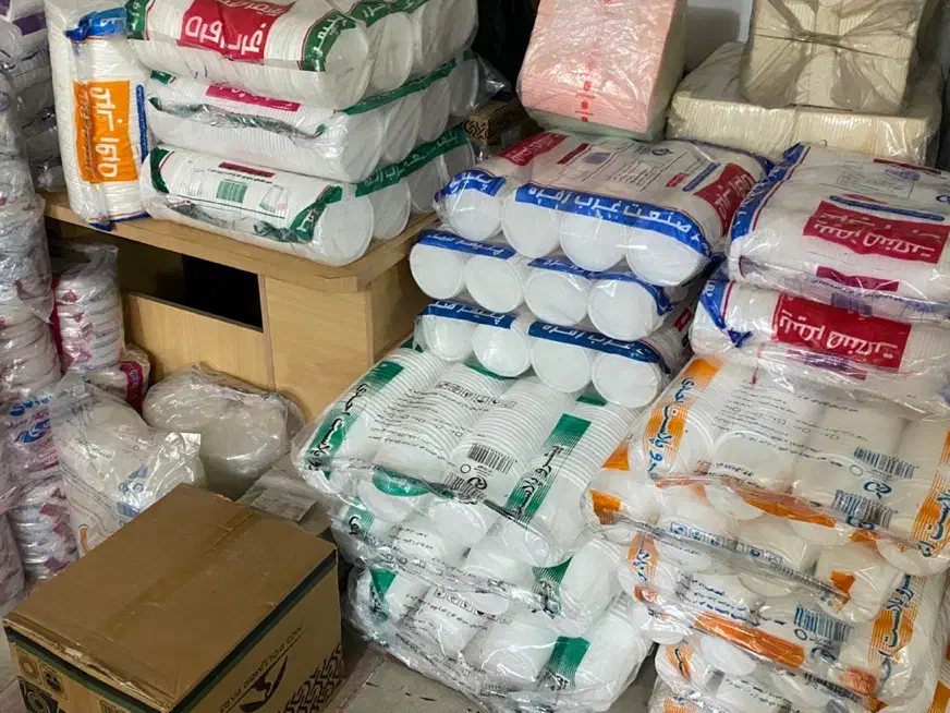 ظروف یکبارمصرف|ظروف نگهدارنده، پلاستیکی، یکبارمصرف|لنگرود, |دیوار