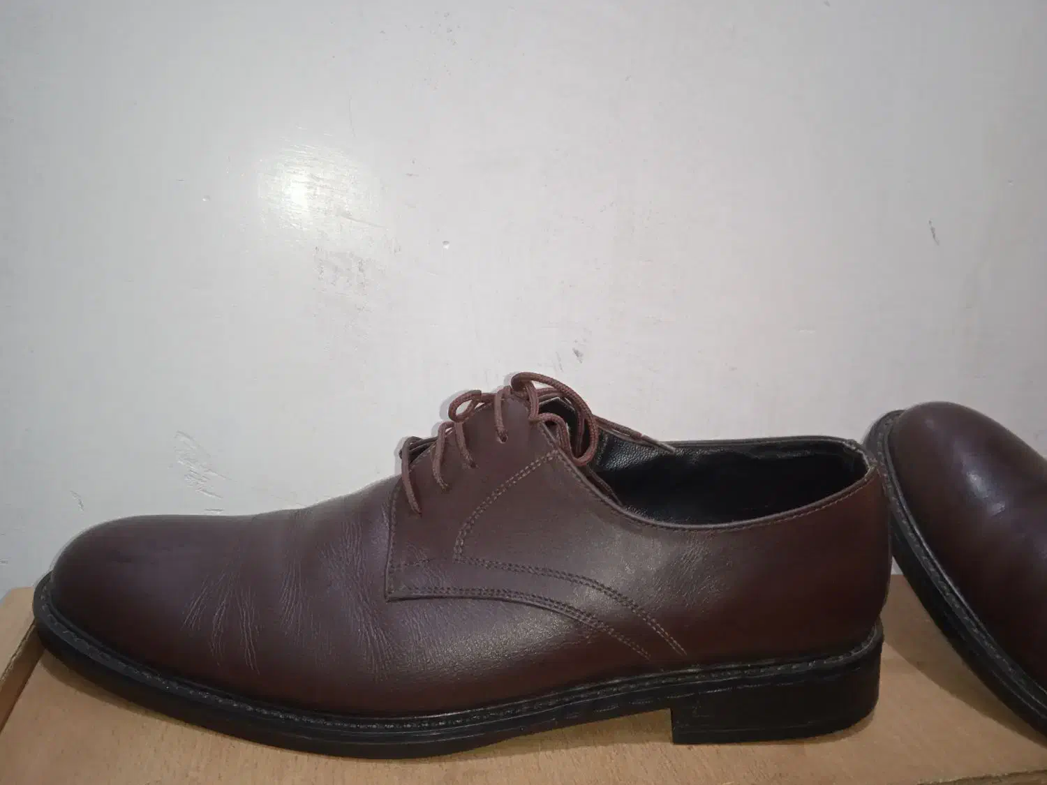 کفش چرم نو|کیف، کفش، کمربند|نهاوند, |دیوار