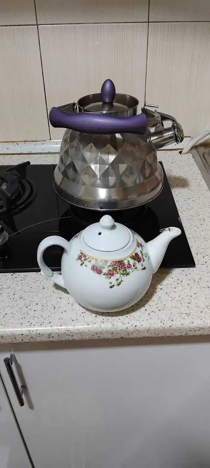 قوری و کتری استیل|قوری، کتری، قهوه‌ساز دستی|رشت, کوی مهر|دیوار