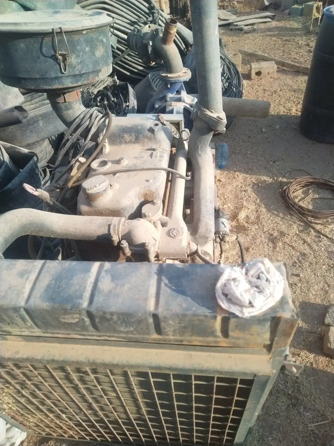 موتور خاور آبکش با شاستی وپمپ|ماشینآلات صنعتی|برخوار, |دیوار