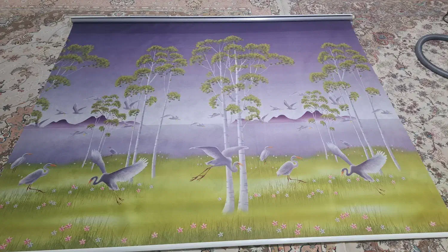 پرده رولی طرحدار بسیار شیک|پرده، رانر، رومیزی|ارومیه, |دیوار