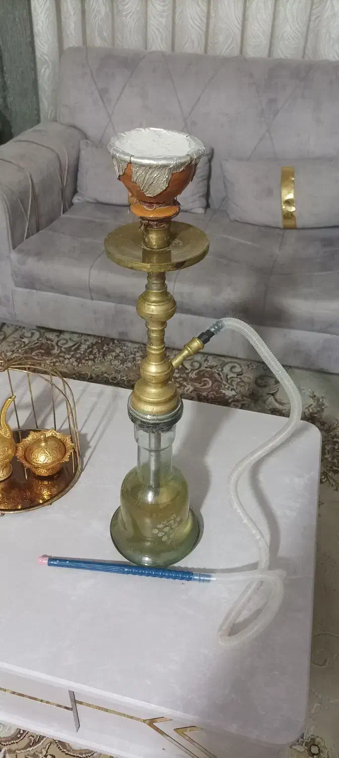 قلیان قلیون برنجی|کلکسیون و سرگرمی|مشکیندشت, |دیوار