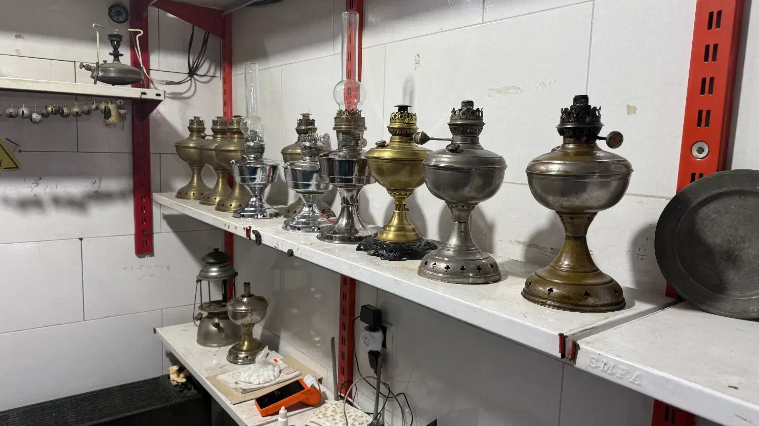 گردسوز انگلیسی آبی سوز و خورشید و بخار نفتی ژاپنی|کلکسیون اشیاء عتیقه|گرگان, |دیوار