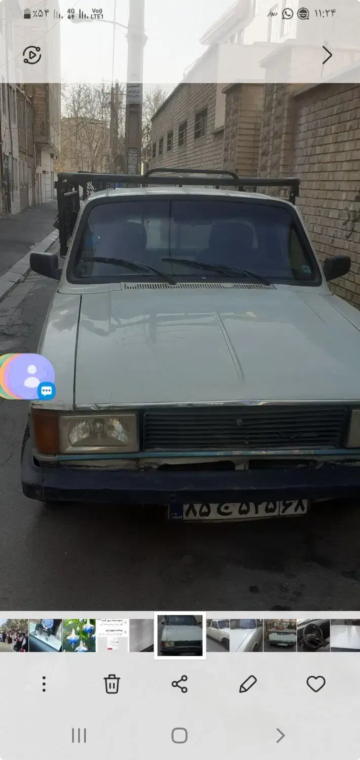 پیکان وانت مدل ۹۰ دوگانه شرکتی|خودرو سواری و وانت|مشکین‌دشت, |دیوار