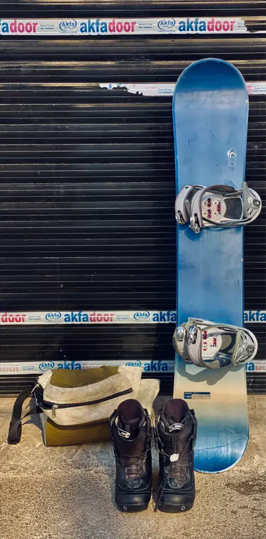 ست کامل اسنوبرد سالامون قدSalamon Snowboard 159cm|ورزش‌های زمستانی|شیراز, قصرالدشت|دیوار