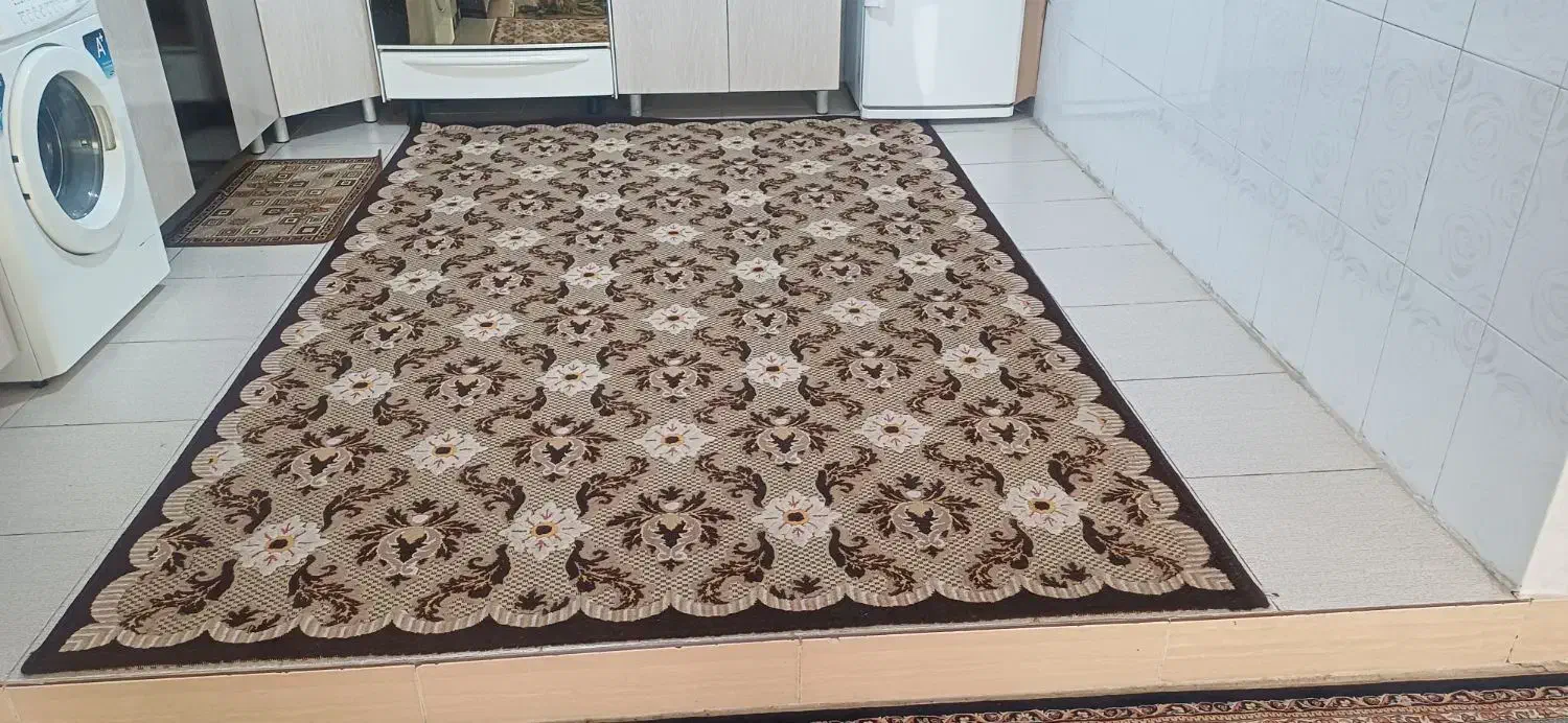 گلیم فرش ۶ متری نقش برجسته|گلیم، جاجیم، گبه|خرم‌آباد, |دیوار