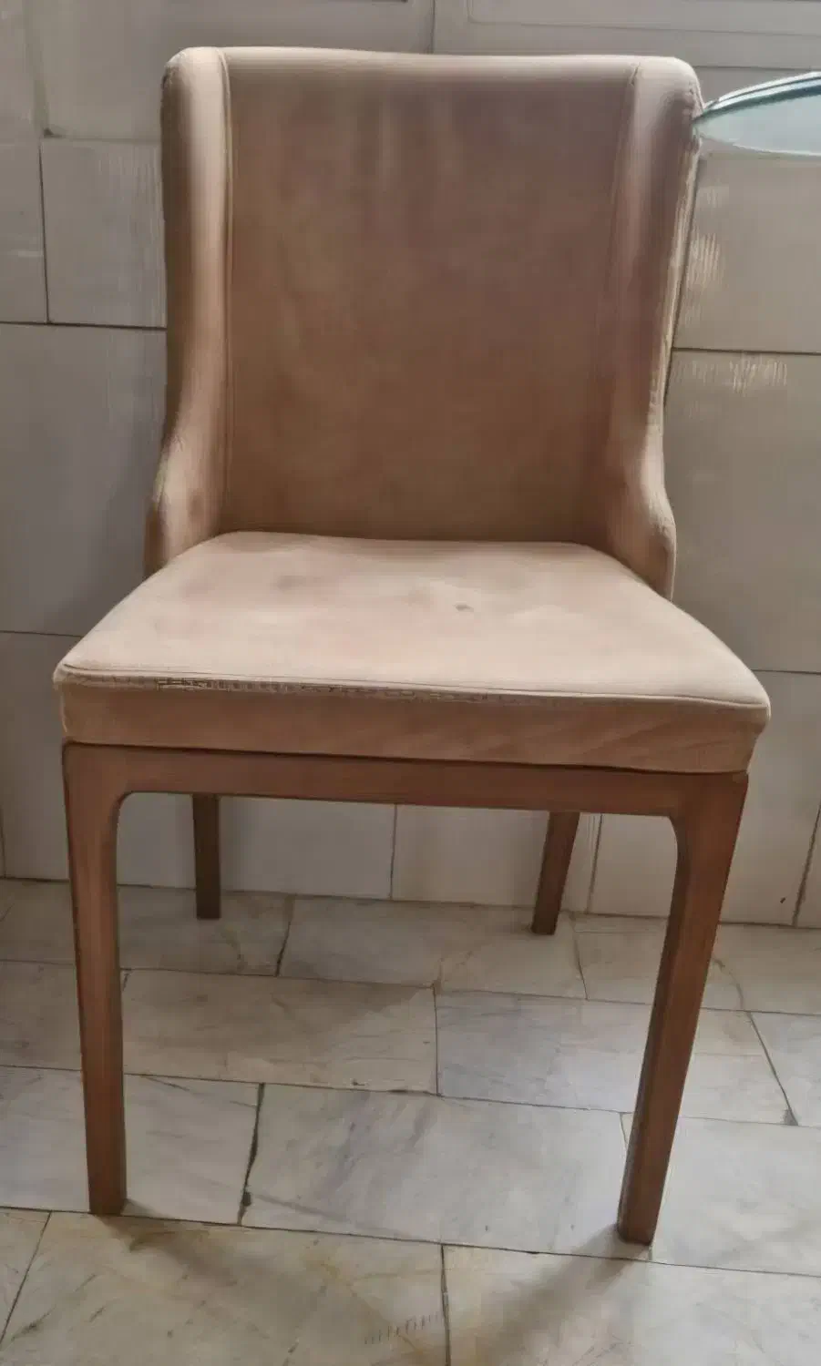 ۲ عدد صندلی  .میز منبت کاری شده .ورق طلا اصل|میز و صندلی غذاخوری|تهران, دهقان|دیوار