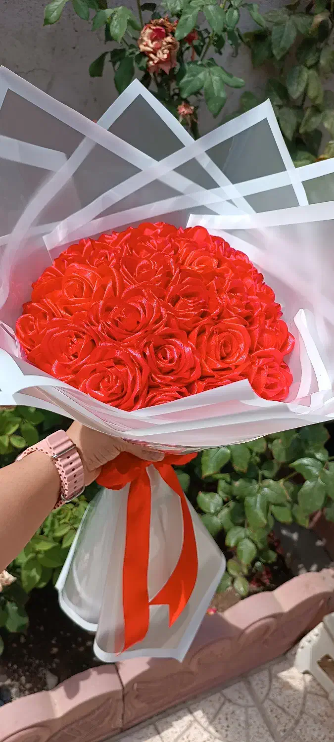 گل های روبانی|گل مصنوعی|آذرشهر, |دیوار