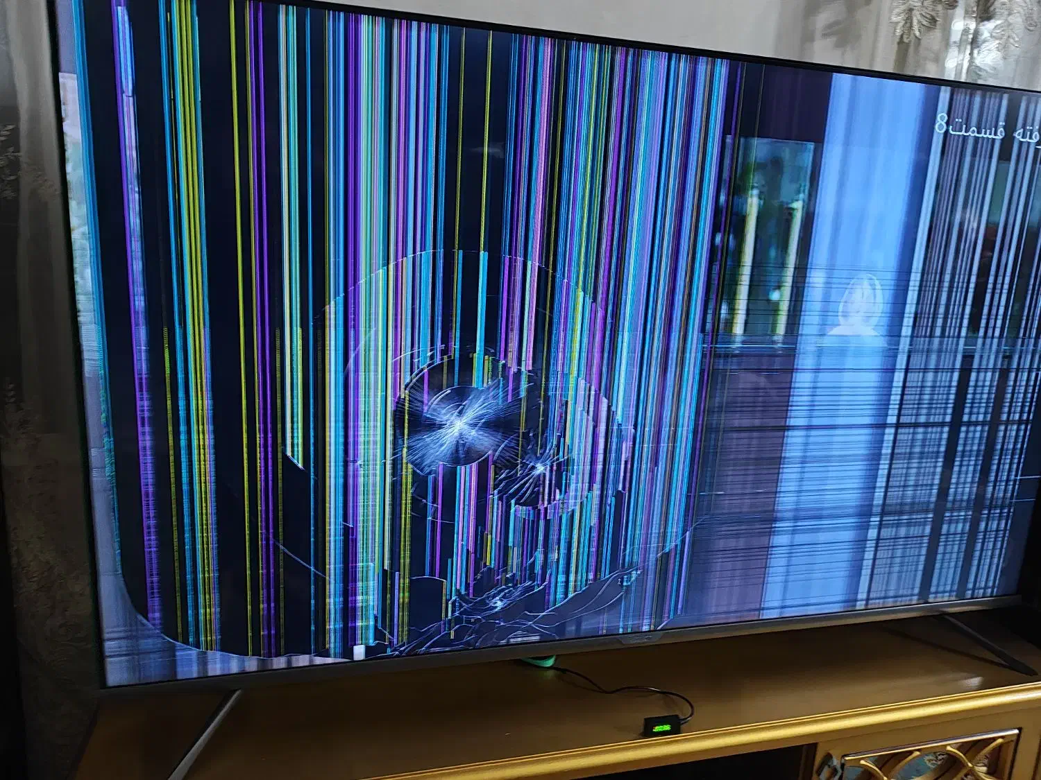 ال ای دی هوریون ۶۵ اینچ پنل شکسته|تلویزیون و پروژکتور|خاوران, |دیوار